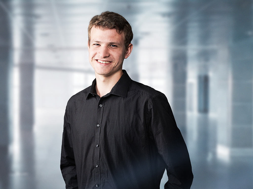Mirko Dallwitz, Auszubildender Veranstaltungstechniker bei ACETEC